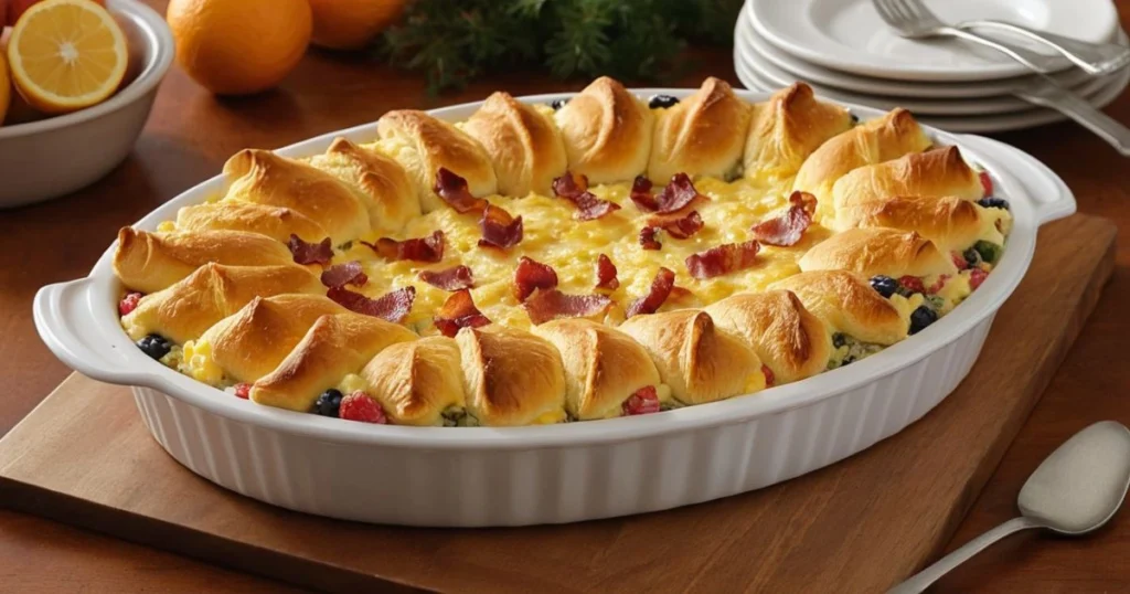 crescent roll breakfast casserole