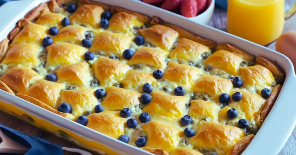 crescent roll breakfast casserole